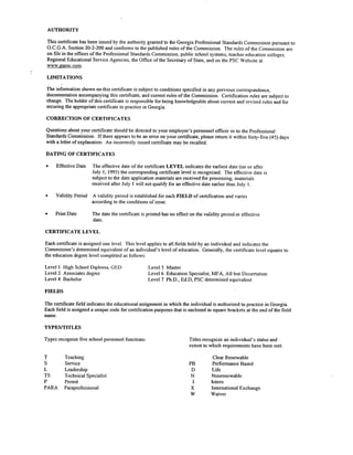 Ted Certificate Example MA:TED-GPSCcert:Official | PDF