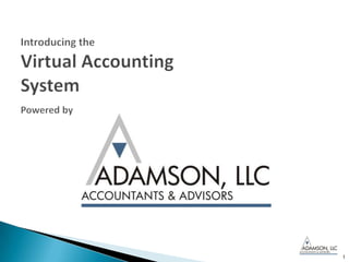 Introducing theVirtual AccountingSystemPowered by 1 