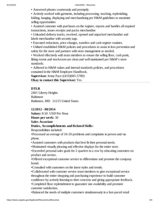 Jasmine Barksdale Professional - Jasmine Barksdale Professional Resume Resumes 25282 2529 1 3 320 