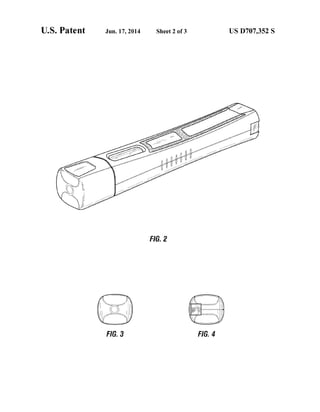 US. Patent Jun. 17, 2014 Sheet 2 0f3 US D707,352 S
FIG. 2
 