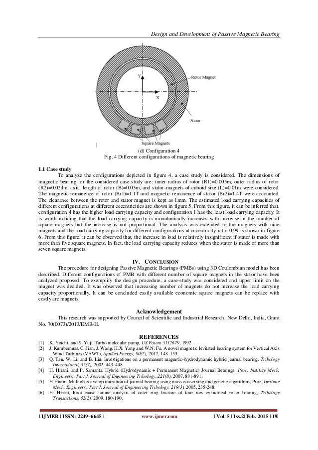 Design and Development of Passive Bearing