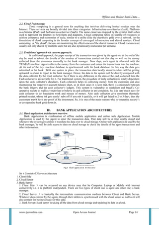 Offline and Online Bank Data Synchronization System | PDF | Cloud ...