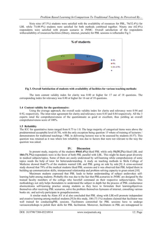 Problem Based Learning In Comparison To Traditional Teaching As ...