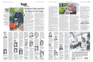 PeopleIn The News
P E O P L E I N T H E N E W SATLANTA BUSINESS CHRONICLE October 29-November 4, 2010 • Page 33APage 32A • October 29-November 4, 2010 ATLANTA BUSINESS CHRONICLE
ACCOUNTING
• UHY Advisors Inc.
named Frank Fenello
as the new head of its
Southeast operations,
leading a team of more
than 40 professionals
and serving clients across
the region from the firm’s
Atlanta office. As manag-
ing director, Fenello will
be responsible for all
operations of the office,
with a particular focus on
expanding the firm’s audit,
attest and tax services.
He continues his role as
managing director of UHY
Advisors Management
Consulting practice.
• Adams Harris named
Therese Webb as manag-
ing director of the Atlanta
office.
ARTS&NONPROFIT
• AIA Georgia elected
Edward A. Bernard,
Southeast regional man-
ager and vice president at
Marx|Okubo Associates
Inc., president of the
association. Gerald D.
Cowart, owner of the
Cowart Coleman Group,
was named past presi-
dent. Roy L. Abernathy,
CEO and managing prin-
cipal of Jova/Daniels/
Busby, was appointed
president-elect. Janice N.
Wittschiebe, partner at
Richard Wittschiebe Hand,
was elected treasurer.
S. Keith Bailey, market
sector leader for higher
education/science and
technology with Leo A
Daly, was elected secre-
tary. Robert T. Buscemi
with the Georgia State
Financing and Investment
Commission; Richard B.
Hinman Jr., president and
CEO of Studio 3 Design
Group; Leslie Gage, a
market segment man-
ager with GREENGUARD
Environmental Institute;
Dr. Wilson “Bill” Barnes,
dean of the School of
Architecture at Southern
Polytechnic State
University; Kevin Cantley,
president and CEO of
Cooper Carry Inc.; and
David Hauseman, founder
of the Hauseman Group,
were elected directors.
• William C. Carpenter,
founder of Lightroom and
member of the faculty at
Southern Polytechnic State
University, was elected
to represent Georgia as
a director of the South
Atlantic Region Council of
the American Institute of
Architects for 2011-2013.
In this capacity, Carpenter
will chair the South
Atlantic Region Conference
in Atlanta in 2012.
• Matthew S. Hart,
designer and project
manager with IPG Inc.,
was elected to represent
Georgia as an associ-
ate director of the South
Atlantic Region Council of
the American Institute of
Architects for 2011-2013.
• Atlanta Symphony
Orchestra appointed
Sandy Smith as the
Orchestra’s vice president
of development.
BANKING&
FINANCE
• Chattahoochee Bank
of Georgia promoted Sue
Ladd to vice president of
deposit operations/com-
pliance with daily admin-
istration and regulatory
compliance of the deposit
operations function of the
bank. Laurie Tullis was
promoted to vice president
of loan operations/compli-
ance with daily oversight
of the loan operations
function of the bank, which
includes pre-closing sup-
port to the administrative
staff as well as post clos-
ing audit and monitoring
of all lending transactions.
Tullis is responsible for
the oversight of regulatory
compliance as it relates
to the lending area as well
as providing compliance
support to the deposit
function.
• FSC Securities Corp.
named John Dillon the
new chief compliance
officer. Rick Kundracik
was appointed senior vice
president of recruiting and
national sales.
• Regions Bank named
Bradley L. Barton senior
vice president and
commercial real estate
executive for the com-
pany’s Georgia and South
Carolina markets.
BOARD
APPOINTMENTS
• Kilpatrick Stockton
LLP attorney Yendelela
Neely was named to the
Jumpstart Atlanta advisory
board.
• The YMCA of
Metropolitan Atlanta
elected the following to
the board of directors:
Kathy Betty, owner of the
WNBA’s Atlanta Dream;
John Reyhan, executive
vice president and gen-
eral manager of Skanska
USA Building Inc. for the
Georgia region; Rebekah
Joy Rohadfox, CEO of
Rohadfox Construction
Control Services; JuE
Wong, CEO of Astral Health
& Beauty.
CONSTRUCTION
• Catamount
Constructors Inc. added
John C. Champagne to its
Atlanta business develop-
ment staff as business
development manager.
EDUCATION
• University of Phoenix –
Atlanta hired E.W. Newlin
as director of academic
affairs. Newlin will oversee
and direct day-to-day aca-
demic affairs, which include
faculty recruitment, train-
ing, assessment, academic
quality, and governance at
the campus level.
GOVERNMENT
• Keith R. Blackwell,
a partner with Parker,
Hudson, Rainer & Dobbs
LLP, was appointed by
Gov. Sonny Perdue to the
Georgia Court of Appeals.
HEALTHCARE
• UnitedHealthcare
named Dr. Linda Britton
medical director for
UnitedHealthcare of
Georgia. Britton will
focus on helping ensure
UnitedHealthcare plan
participants have access
to appropriate medi-
cal services while also
promoting quality clinical
care and positive patient
outcomes, and effectively
managing health-care
costs. She will also main-
tain relationships with
contracted physicians
and physician organiza-
tions throughout the
region and collaborate
with other staff physi-
cians to achieve quality
objectives
HOSPITALITY
• Hotel Equities Inc.
named Courtney Willis
Harper to the position of
director of sales for two
hotels in Macon, Ga.: the
Fairfield Inn & Suites and
the Candlewood Suites.
Harper has responsibility
for initiating sales and
implementing the market-
ing strategy for both cor-
porate and leisure market
sales for the hotels.
• Hotel Equities Inc.
appointed Nancy Curtin
Morris as the company’s
training and people devel-
opment coach. In that role,
Morris will provide ongoing
consulting services to
Hotel Equities.
INSURANCE
• J. Smith Lanier & Co.
appointed Tom Yearian as
the lead resource on the
recent health-care reform
legislation passed by
Congress earlier this year.
Yearian’s role will facilitate
compliance and educa-
tion pertaining to the new
health-care reform legisla-
tion within J. Smith Lanier
& Co. He will be available
to consult with clients/
prospects and serve as a
resource for understanding
the legislation and the fed-
eral guidance forthcoming.
LAW
• Elizabeth Green
Lindsey, shareholder with
Davis, Matthews & Quigley
P.C., was named a fellow
of the American College of
Trial Lawyers.
MEDIA&
COMMUNICATIONS
• Engauge hired Tessa
Horehled as a senior
strategist within the Digital
Innovation Group (DIG).
• Leah Peterson was
promoted to vice president
of client development for
Response Mine Interactive.
Peterson’s responsibili-
ties include new business
development, strategic
planning and marketing for
the Atlanta-based agency.
PERSONNEL
& HUMAN
RESOURCES
• Synergis promoted
Alex Putman to vice presi-
dent of workforce solutions.
• Fallon Benefits Group
Inc. added Martha Olson
to the organization as an
account manager.
SPORTSBUSINESS
• The Houston Local
Organizing Committee
named the following
as the executive staff
for the 2011 Summer
National Senior Games:
DJ Mackovets was named
president and executive
director; Sean Gomez was
added as director of com-
petition; Lloyd Richards
Jr. was named director
of operations; Bethany
Kocian was appointed
director of event services;
Lou Botello was appointed
director of business opera-
tions; Amanda L. Payne
was appointed volunteer
director; and Art Kent was
added as director of com-
munications.
• M. Andrew Burrow
was named director of
tennis at Midtown Athletic
Club at Windy Hill. As ten-
nis director, Burrow will be
responsible for executing
a comprehensive tennis
program that includes
ALTA and USTA Leagues,
Quickstart junior tennis
programs, tournaments,
social events, group and
private lessons, and
overseeing a staff of 10
professionals.
GENERAL
BUSINESS
• Carl Seville was added
as a member of EcolQ’s
EcoSpeakers.com speakers
bureau.
• AlliedBarton Security
Services promoted
Michael Dunning to the
new position of director of
health-care quality assur-
ance. In this new role,
Dunning will oversee qual-
ity assurance initiatives,
further develop operational
resources and provide tran-
sition support for health-
care clients.
• L2C named Scott
Pranger vice president of
sales. Pranger is respon-
sible for leading and
expanding L2C’s demand
activities and customer
relationships in the finan-
cial services, telecommuni-
cations, retail, health-care
and collection industries.
ACHIEVEMENTS
• Jaymie Miller, assis-
tant vice president and
deposit operations officer
with KeyWorth Bank,
obtained the Accredited
ACH Professional
Certification.
• Business Insurance
ranked J. Smith Lanier &
Co. No. 4 in the medium
sized agents/brokers
category.
• Trayce Billingsly Leak
earned her APR (Accredited
in Public Relations)
certification from the
Georgia chapter of the
Public Relations Society
of America. Leak is assis-
tant professor of public
relations at Clark Atlanta
University.
• Leslie Burke was
awarded CREW Network’s
Entrepreneurial Spirit
Award. The Entrepreneurial
Spirit Award is a national
award honoring a CREW
member who has achieved
unique career success
or milestone during the
past 12 to 24 months as
the result of an excep-
tional entrepreneurial
spirit. Lori Kilberg was
awarded CREW’s Career
Advancement Award, which
honors a CREW member
who has made signifi-
cant contributions to the
advancement of women
in commercial real estate
in 2009.
• Brightworth partners
Dave Polstra, Chris
Dardaman, Ray Padron
and Annika Ferris were
selected as 2010 FIVE
STAR: Best in Client
Satisfaction Wealth
Managers SM for metro
Atlanta.
• Allstate Insurance
Company Field Sales
Leader Chuck McGhee
of Canton, Ga., was
honored by the company
earning the coveted Key
Manager Award for the
20th time.
• Best Lawyers, a legal
peer-review publication,
named Nelson Mullins
Riley & Scarborough part-
ner Taylor T. Daly as the
2011 Atlanta Alternative
Dispute Resolution Lawyer
of the Year. Daly practices
in the areas of commercial
litigation, product liability,
dispute resolution and col-
laborative law.
F
or Ken Rhyne, playing the blues is
much more than a hobby.
“I’ve been playing harmonica about
32 years,” said Rhyne, a designer with
an architecture and interior design firm.
Rhyne’s musical prowess became such
as obsession in his early years that it
yielded painful consequences.
“I would play [harmonica] until my
mouth bled,” he said.
Rhyne, who is a partner at Urban Design
Group with studios in Atlanta and Dallas,
has been playing harmonica and writing
songs for more than three decades. “I
really enjoy writing songs and performing
live,” he said.
The designer’s zeal for performing live
stems from playing baseball in front of
crowds. When Rhyne was a youngster, he
was groomed to be an All-Star in the big
leagues.
“I studied baseball; it was like a job. I was
geared to do nothing but play professional
baseball,” said Rhyne of his childhood
aspirations.
Rhyne, whose father played in the pros,
was even born “on the road” in Moultrie,
Ga. “They were down there [playing base-
ball] for the summer,” he said.
After excelling in both football and base-
ball during high school, he went on to play
at Pfeiffer University, a small college in
Misenheimer, N.C., where he also studied
art. “I took a lot of art and graphics
classes, so I was more interested in design
and art [than music].”
Once he graduated from Pfeiffer, Rhyne
signed on to be a catcher with the
Washington Senators.
Rhyne followed the Senators (now the
Texas Rangers) to Texas, and was side-
lined with an injury — enduring nearly a
year’s worth of surgeries.
When doctors told him his career in
baseball was virtually over, a devastated
Rhyne returned home to High Point, N.C.
“I … pretty much was at a loss of what to
do,” he said.
A friend told him about Institutional
Interiors Inc., a company that designed
libraries for institutions of higher learning.
Although Rhyne was an avid athlete in
high school and college, academically,
because of an early interest in design,
his courses were mostly art and
graphics, so a job in interior design was
Designer takes passion
for blues to the stage
By Michelle Montrese Henson
STAFF WRITER
practical considering his background.
“I went and interviewed for the company
and started working right away,” he said.
“I worked for them for five years. It was a
good training. That’s where I got my start
in the design world.”
While at Institutional Interiors, Rhyne
was able to hone his skill for design, but
after a stint with the company, he decided
to indulge in a love greater than his love
for sports: his love of music.
Rhyne’s affection for the blues stems
from his admiration of rock ‘n’ roll music
from the ’50s and ’60s.
“[Rock ‘n’ roll was] really an offshoot of
old blues music that came out of the
South,” he said.
After listening to more and more blues
bands, Rhyne decided to pick up the har-
monica, which he taught himself to play.
He took his desire for perfection to the
limit and would make personal contact
with established musicians and “would call
all these great harmonica players around
the country. It was kind of a network of
people that were recording at the time. ... I
would listen to their records and call them
and ask them how they did a certain thing
on their record that I couldn’t understand,”
Rhyne said.
Using this methodology, Rhyne estab-
lished his own style from a smorgasbord
of blues players, and created his own band,
Daddy’s Money.
“I had such an obsession with music,
that I had to give it a try. And [the band]
did pretty well,” Rhyne said.
Peter Chakales, a principal of Design
Media Group LLC in Atlanta, met Rhyne in
the late ’70s when he was a young
drummer in Asheville, N.C.
“I was part of Daddy’s Money,” Chakales
said. “It was, in fact, my daddy’s money.”
Chakales and Rhyne went on the road
with Daddy’s Money for several years.
“[We] got to play with a lot of really estab-
lished and big-name blues and R&B folks,
so it was great,” Rhyne said.
The band had to cut their desired
touring short, because Rhyne, as he put it,
“had mouths to feed. It’s hard to make a
living playing as a blues musician.”
After running his own design firm and
working with several large firms throughout
his tenure in the architecture and design
industry, Rhyne collaborated on a project
with Urban Design Group, and the firm
offered him a position within the company.
“We decided we liked each other, and
our philosophies were the same, and so
they asked me to come in and I jumped at
the opportunity,” Rhyne said.
Urban Design Group focuses on casinos
and Rhyne, a Tuscarora American Indian,
is very involved with the architecture and
design from conceptualization to
realization.
“We do a thing called a Cultural Values
Workshop; when we meet with a tribe it’s
important to me to understand how much
of their culture they’re willing to share
with the outside world,” he said.
Rhyne jokes that his design work in
essence supports his blues habit.
He has since formed another band with
Chakales, who moved to Atlanta in the ’80s
around the same time as Rhyne, and sev-
eral others, and released an album,
“Caught You White-Handed.” The album
earned Rhyne a nomination for a Native
American Music Award in the Best Blues
Album category in 2003.
“My first CD was all original music and I
wrote everything except for one song. It
did pretty well in Europe,” he said.
Rhyne says his family: his wife, Lisa;
four daughters, Misty, Sarah, Mandy and
Lily, and 5-year-old granddaughter,
Josephine, are “very supportive of every-
thing. I never have quit playing. I’ve always
had a band of some sort.”
Rhyne said he’s had to slow down in
recent years because of health challenges.
However, he’s “still anxious to get out and
perform from time to time.”
He’s currently in the process of creating
another album, which he plans to release
early next year. He also finds time to visit
local elementary schools to make presen-
tations to the children about Native
American culture.
“I take a lot of traditional things, cultural
things and explain them and let them
touch,” he said.
Rhyne is earnest about sharing his cul-
ture and feels it’s important for his
generation to teach future generations the
value of Native American culture. “If you
don’t do things to keep your culture alive
… we might lose a lot of things.”
Playing
the blues:
Musician
Ken Rhyne
taught
himself
how to
play the
harmonica,
eventually
starting his
first band,
Daddy’s
Money.
Please send achievements, and
announcements of new hires and
promotions, along with head shots, to
People in the News,3423 Piedmont Road,
Suite 400, Atlanta, Ga. 30305. Or e-mail
to atlantapeople@bizjournals.com.
Photos can be attached to the e-mail.
Due to the large volume received,
we regret that we cannot return materials.
CONTACT THECHRONICLE
EXECUTIVE
PROFILE
KEN RHYNE
Age: 62
Born: Moultrie, Ga.
Raised: Pembroke, N.C.
Education: Business
administration, Pfeiffer
University,
Misenheimer, N.C.
Current job: Partner/
designer, Urban Design
Group
Family: Wife, Lisa;
daughters Misty, 38,
Sarah, 34, Mandy, 24,
Lily, 16; granddaughter,
Josephine, 5
Hobbies: Music and
motorcycles
If you know an executive whose hobby —
or day job — is unusual enough to be in
print, contact Misty Williams
at mistywilliams@bizjournals.com.
Reach Henson at mhenson@bizjournals.
PHOTOS/JOANN VITELLI
Fenello
Webb
Ladd
Tullis
Neely
Champagne
Blackwell
Harper
Peterson
Burrow
Miller
Seville
Lindsey
Horehled
Morris
Britton
 