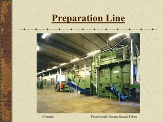 Preparation Line
Photo Credit: Greene Natural Fibers©Temafa
 