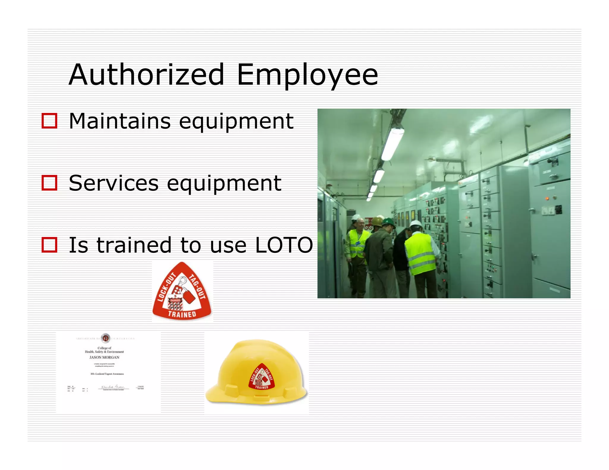 LOCKOUT-TAGOUT-SAFETY PRESENTATION-CONTROL OF HAZARDOUS ENERGY | PDF