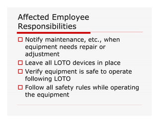 LOCKOUT-TAGOUT-SAFETY PRESENTATION-CONTROL OF HAZARDOUS ENERGY | PDF