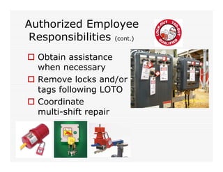 LOCKOUT-TAGOUT-SAFETY PRESENTATION-CONTROL OF HAZARDOUS ENERGY | PDF