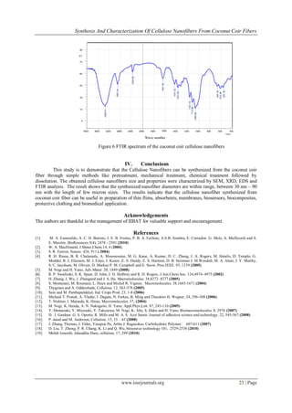 Synthesis and Characterization of Cellulose Nanofibers From Coconut ...