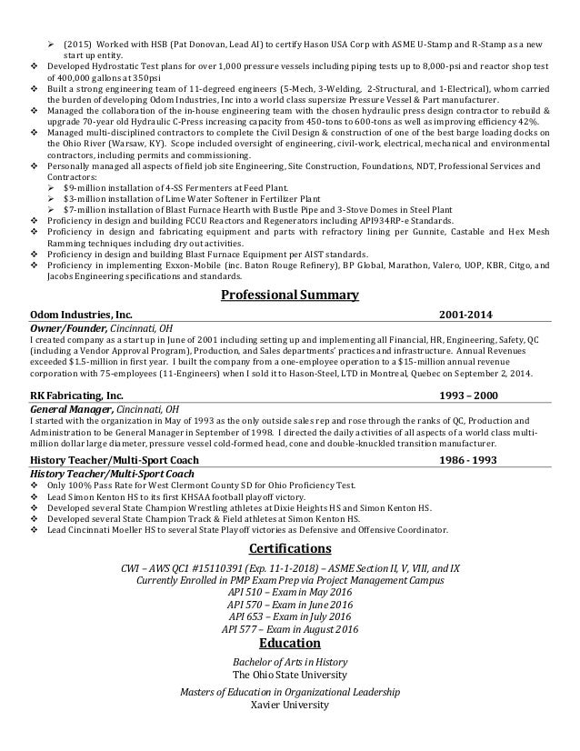 expeditor resume