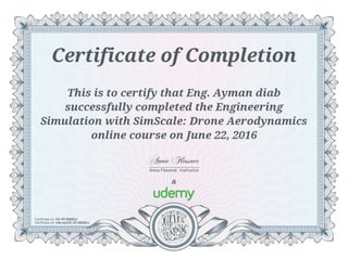 Engineering Simulation with SimScale Drone Aerodynamics