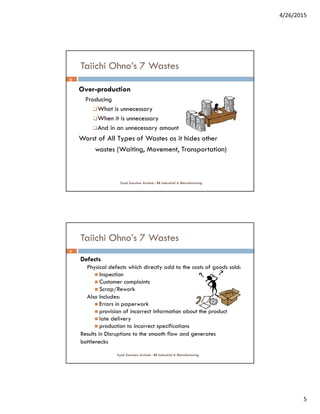 Unnessary Rework Presentation - Productivity Improvement via Lean Management | PDF