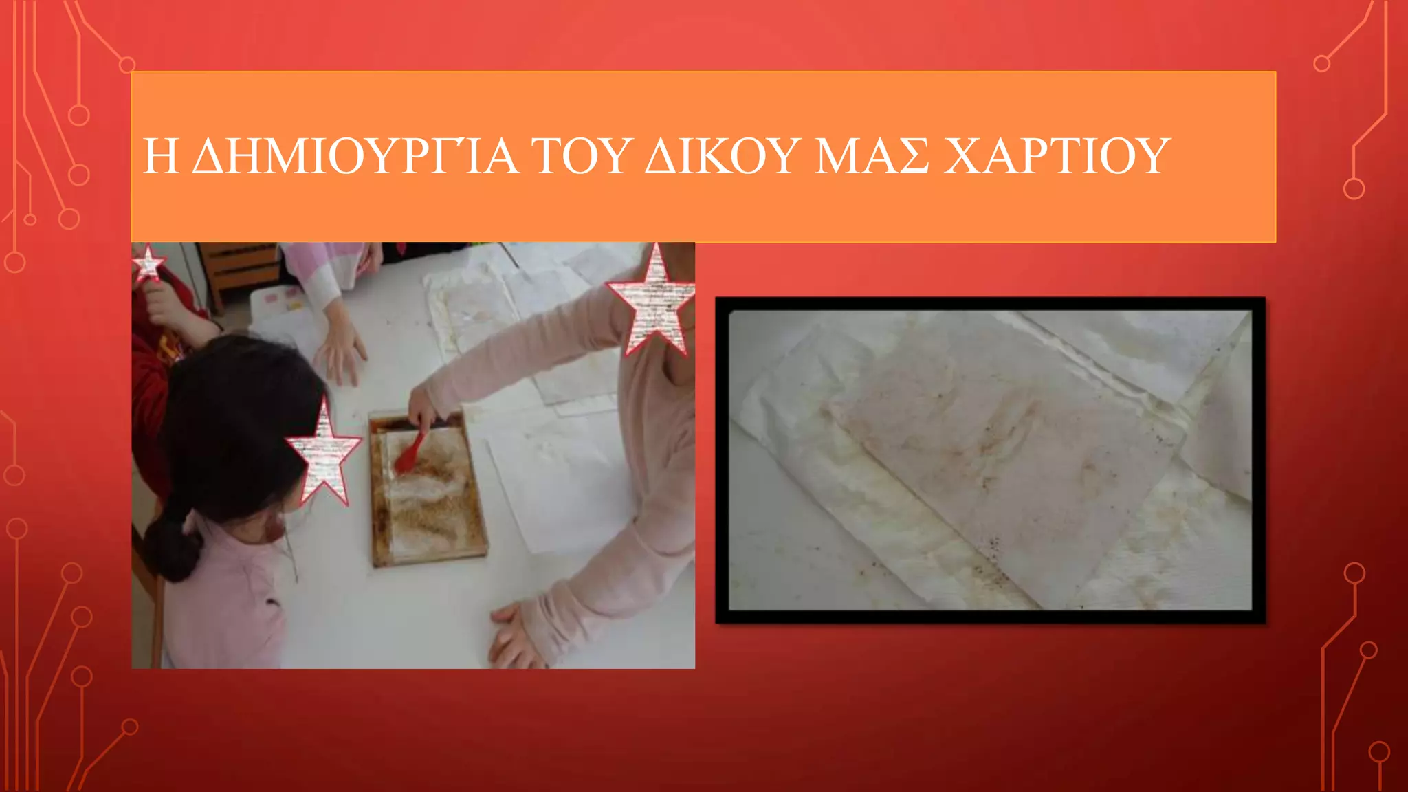 Η ΔΗΜΙΟΥΡΓΊΑ ΤΟΥ ΔΙΚΟΥ ΜΑΣ ΧΑΡΤΙΟΥ
 