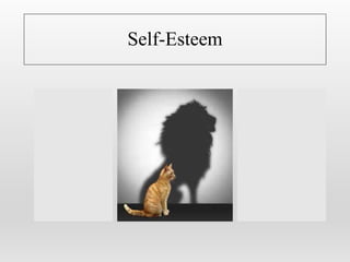 Self-Esteem
Feeling of self-
worth that
includes positive
and negative
feelings towards
oneself.
This includes
athletic
involvement and
adapting to a
new
environment.
 