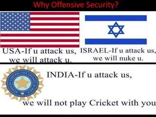 Why Offensive Security?
 