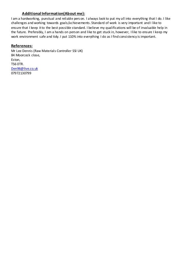 Sfu cv template picture