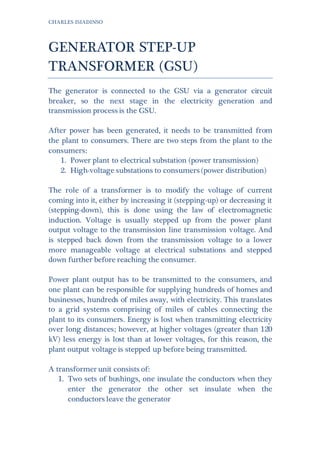 4. Generator Step Up Transformer | DOCX | Consumer Electronics ...