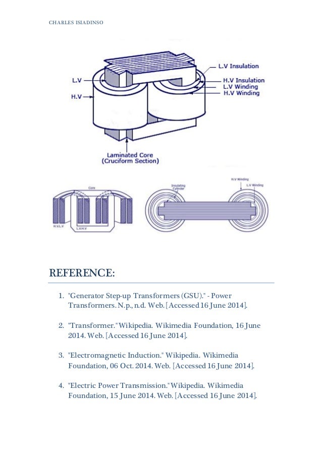 4. Generator Step Up Transformer