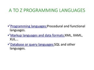 ASSIGNMENT-II(a) | PPT