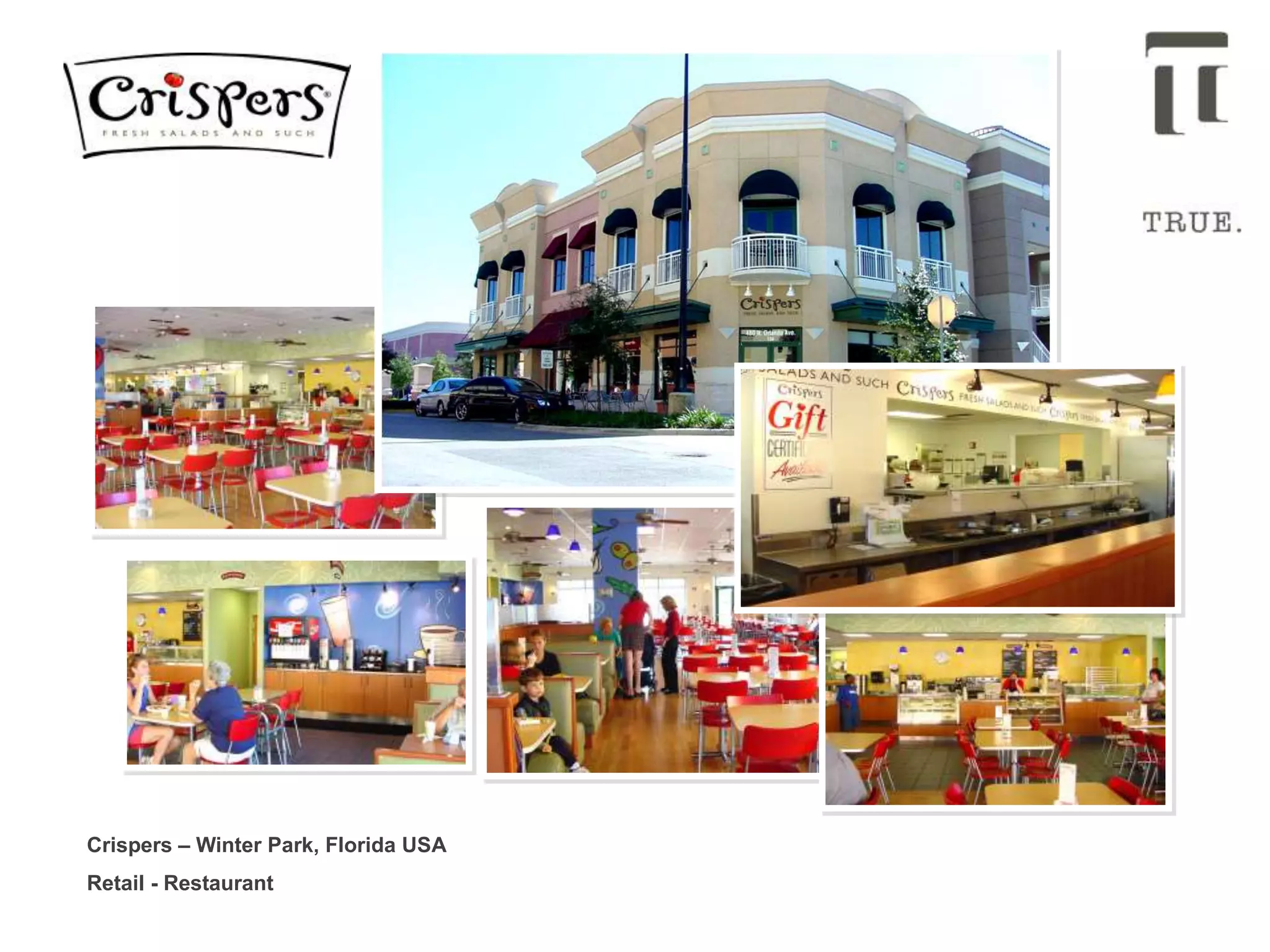 Crispers – Winter Park, Florida USA
Retail - Restaurant
 