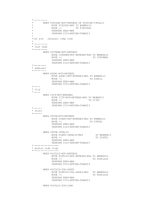 COBOL CICS EXAMPLE-SC52P52 | DOCX
