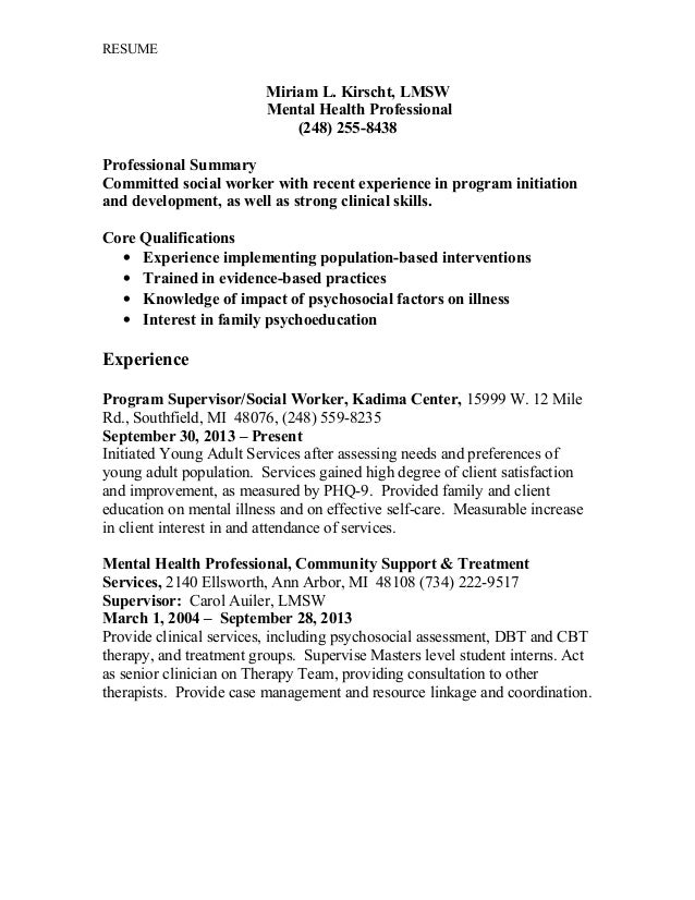 Professional resume services online in michigan