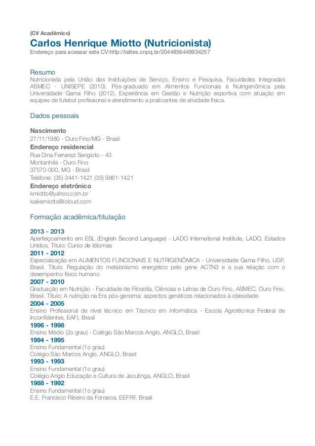 Curriculum vitae nutricionista 03 picture