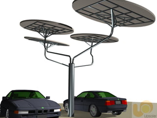 3500 Watt Shaded Parking Structure (Grid-Tied)
16-220 Watt Poly PV Modules
 