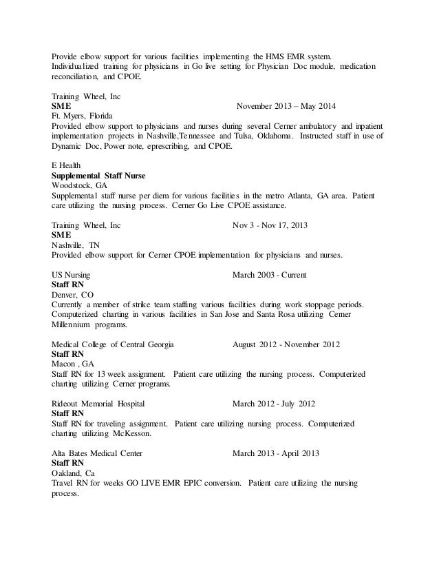 specialist reconciliation resume updated Cassandra resume