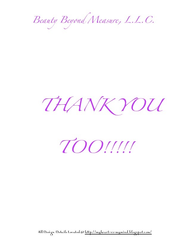 Beauty Beyond Measure