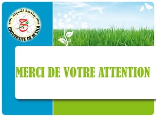 MERCI DE VOTRE ATTENTION
 