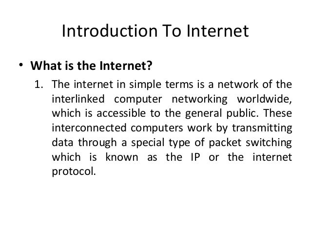 everything about internet about intenet