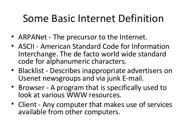 everything about internet about intenet
