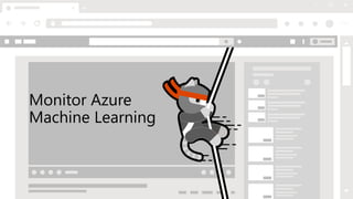 Monitor Azure
Machine Learning
 