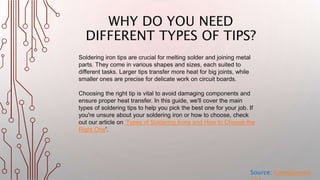 Types of Soldering Iron Tips and How to Select the Right One? | PPTX