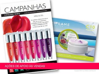 Copyright ©2015 by Oriflame Cosmetics SA
AÇÕES DE APOIO ÀS VENDAS
 