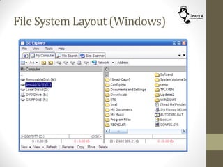 File System Layout (Windows)
 