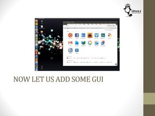 NOW LET US ADD SOME GUI
 