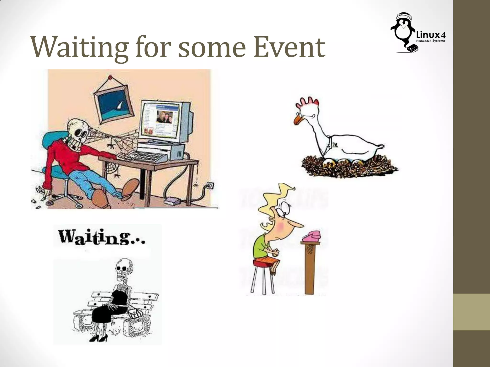 Waiting for some Event
 