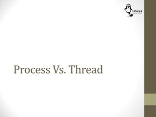 Process Vs. Thread
 
