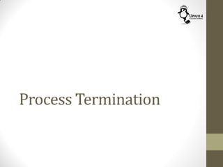 Process Termination
 