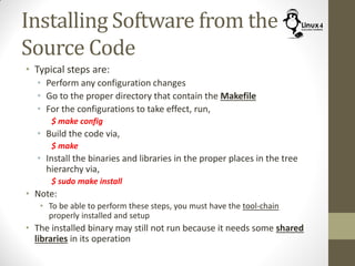 Course 102: Lecture 22: Package Management | PDF