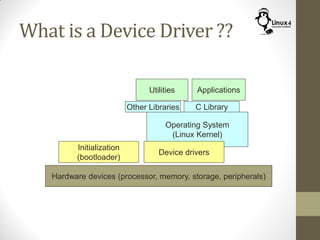 Course 102: Lecture 25: Devices and Device Drivers | PPT