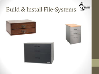 Build & Install File-Systems
 