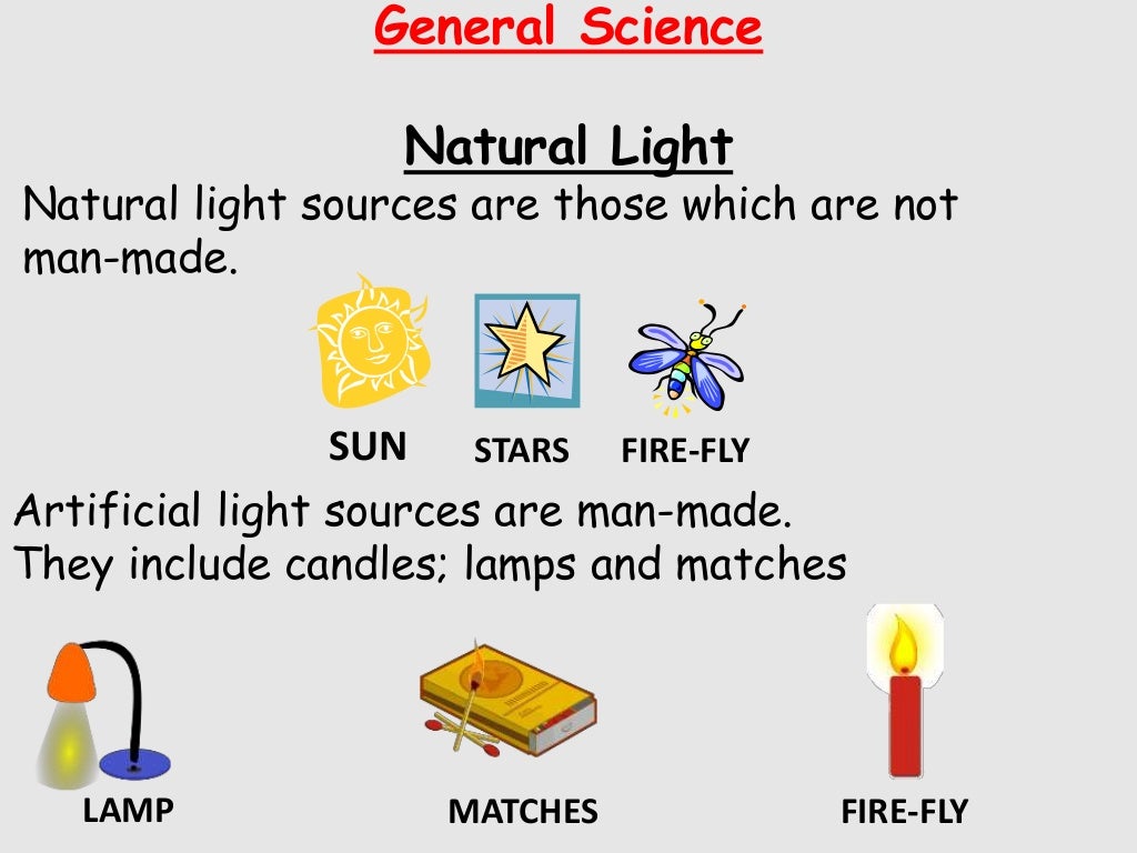 Natural and artificial light
