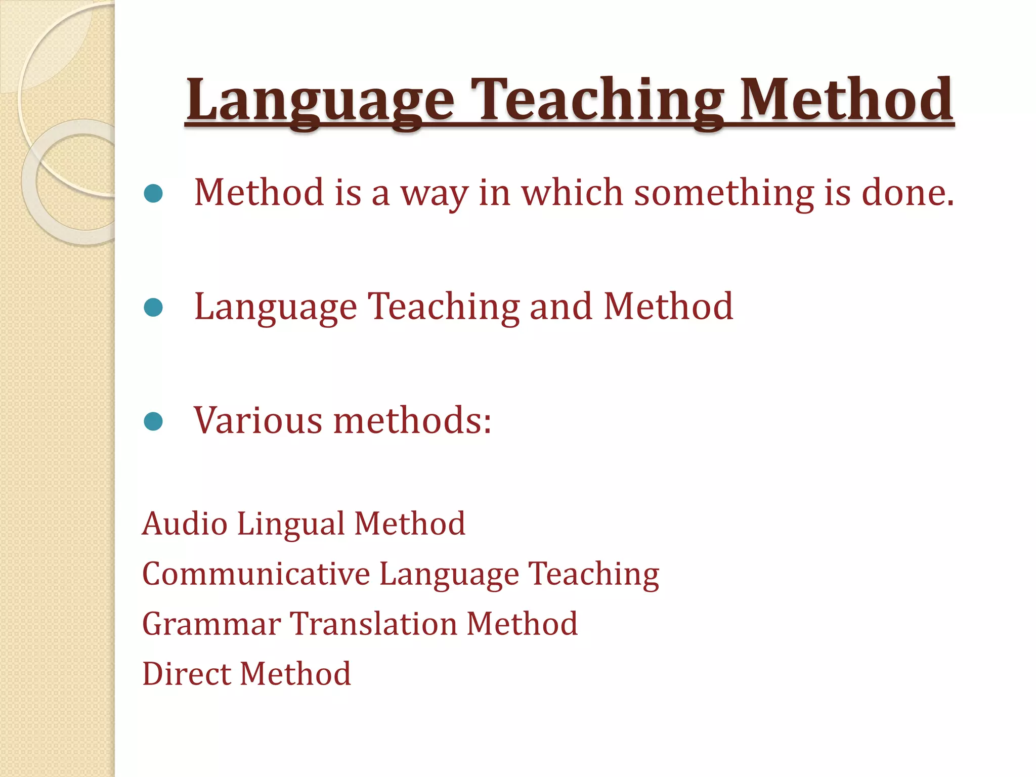 Communicative Language Teaching | PPTX