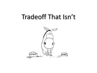 Tradeoff That Isn’t
 