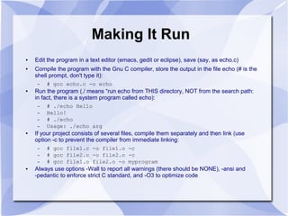 C for Java programmers (part 1) | PPT