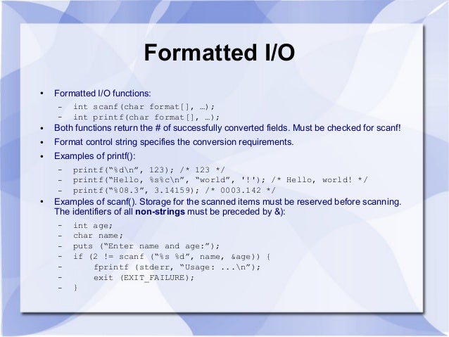 C for Java programmers (part 1)