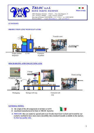 C110 concrete block making machine price list. | PDF